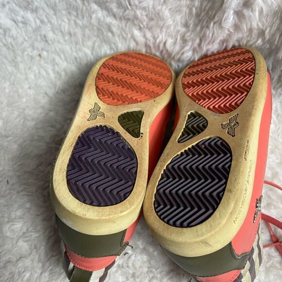 Creative Recreation leather multi stripes Galow  lace up high top sneakers SZ8.5 - Picture 8 of 8